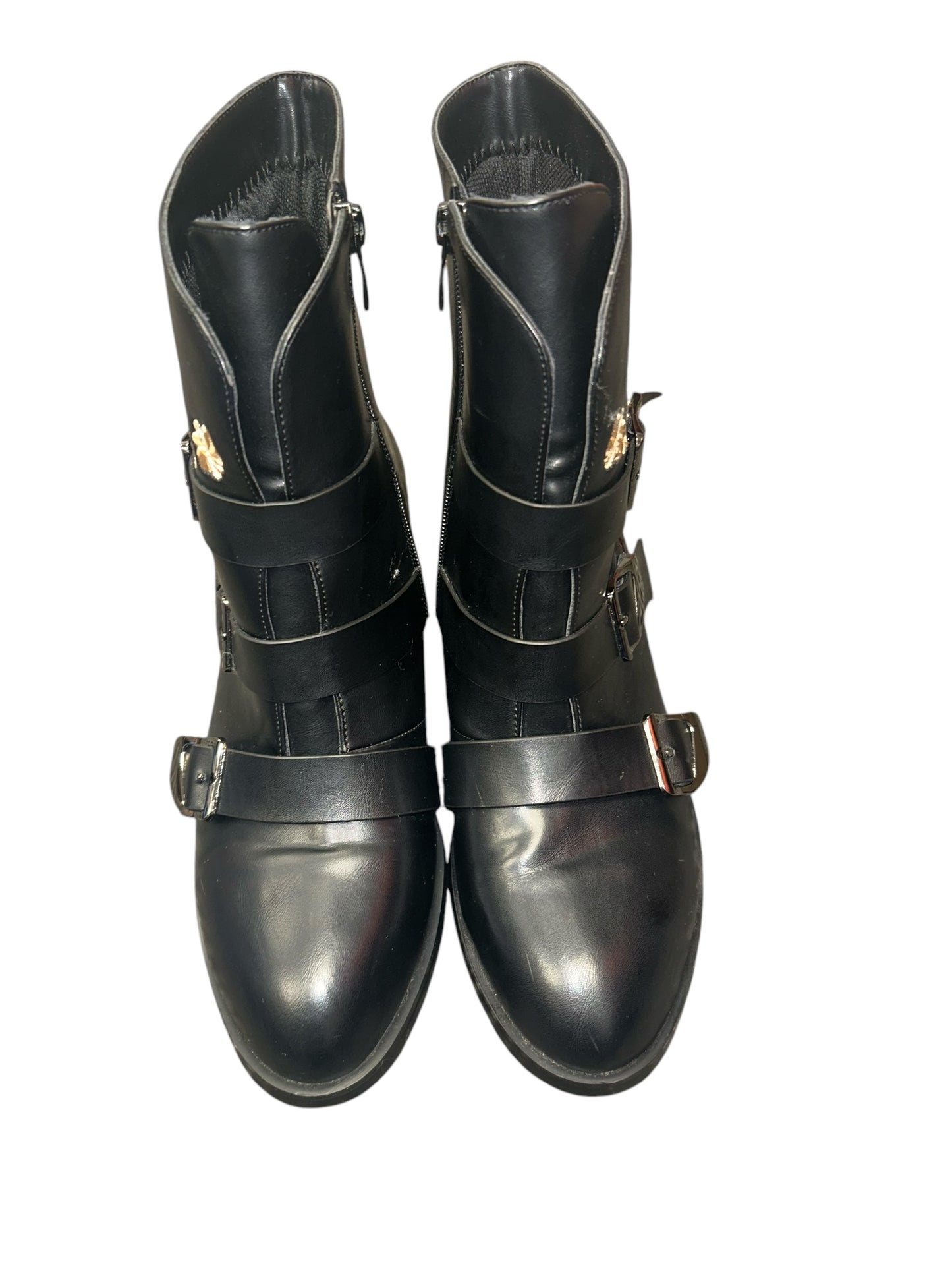 Flower Ankle Boots